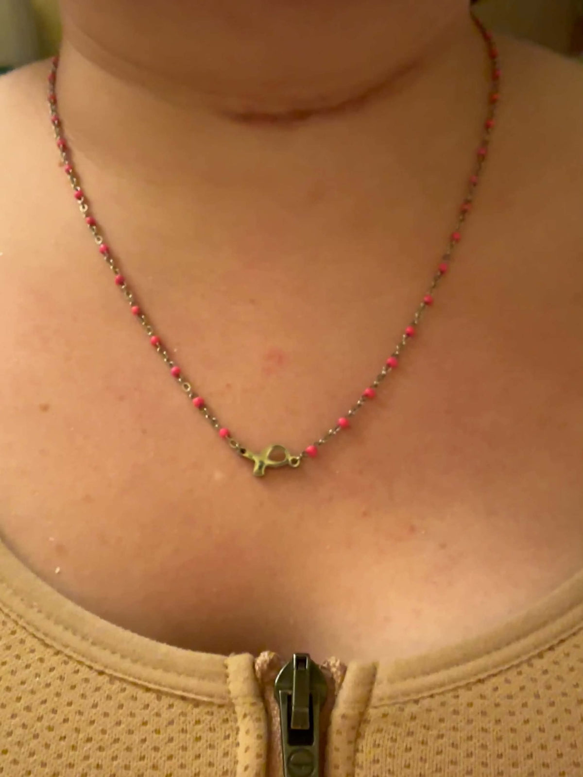 Hope in Every Link – Breast Cancer Awareness Connector Charm
