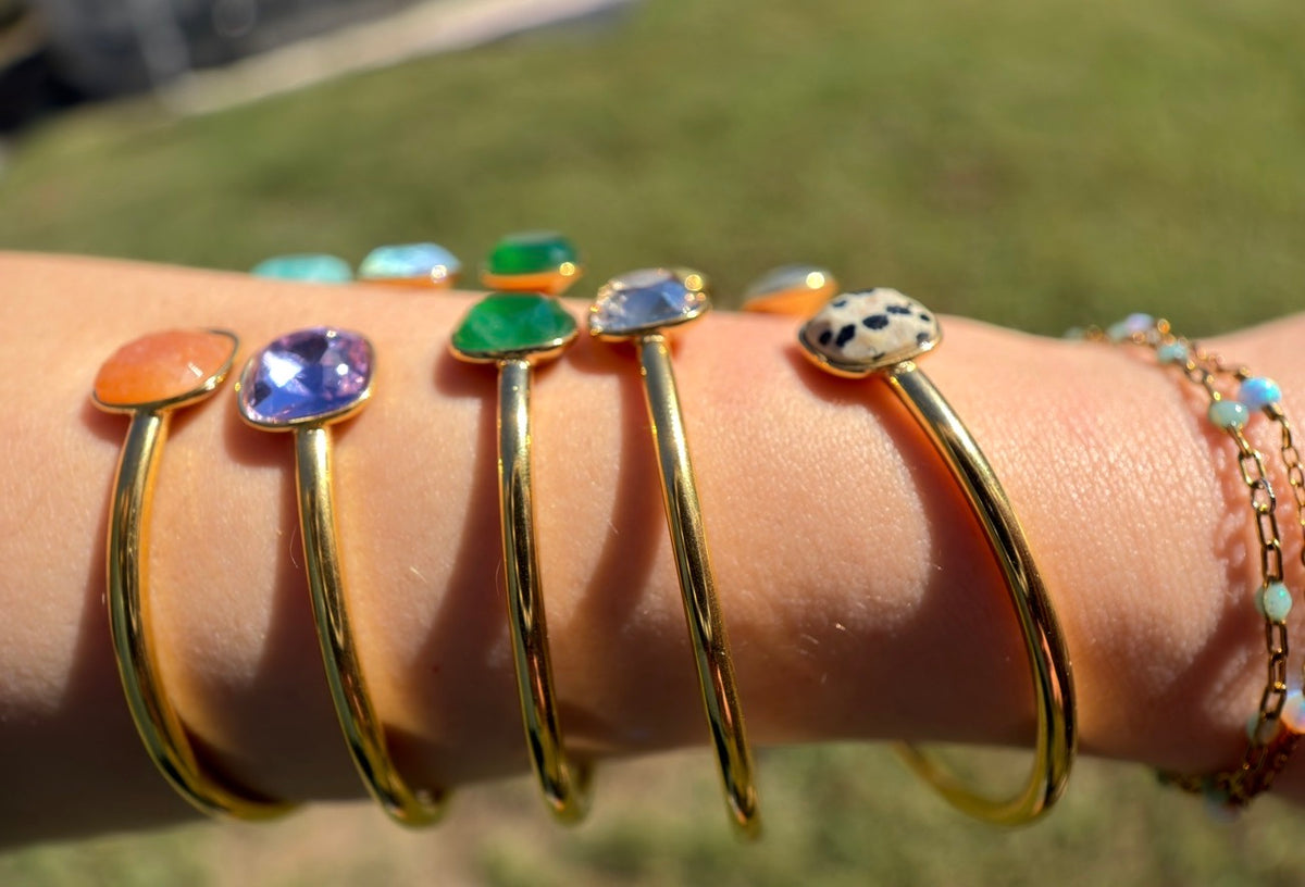 Gemstone Glow Mystery Cuff