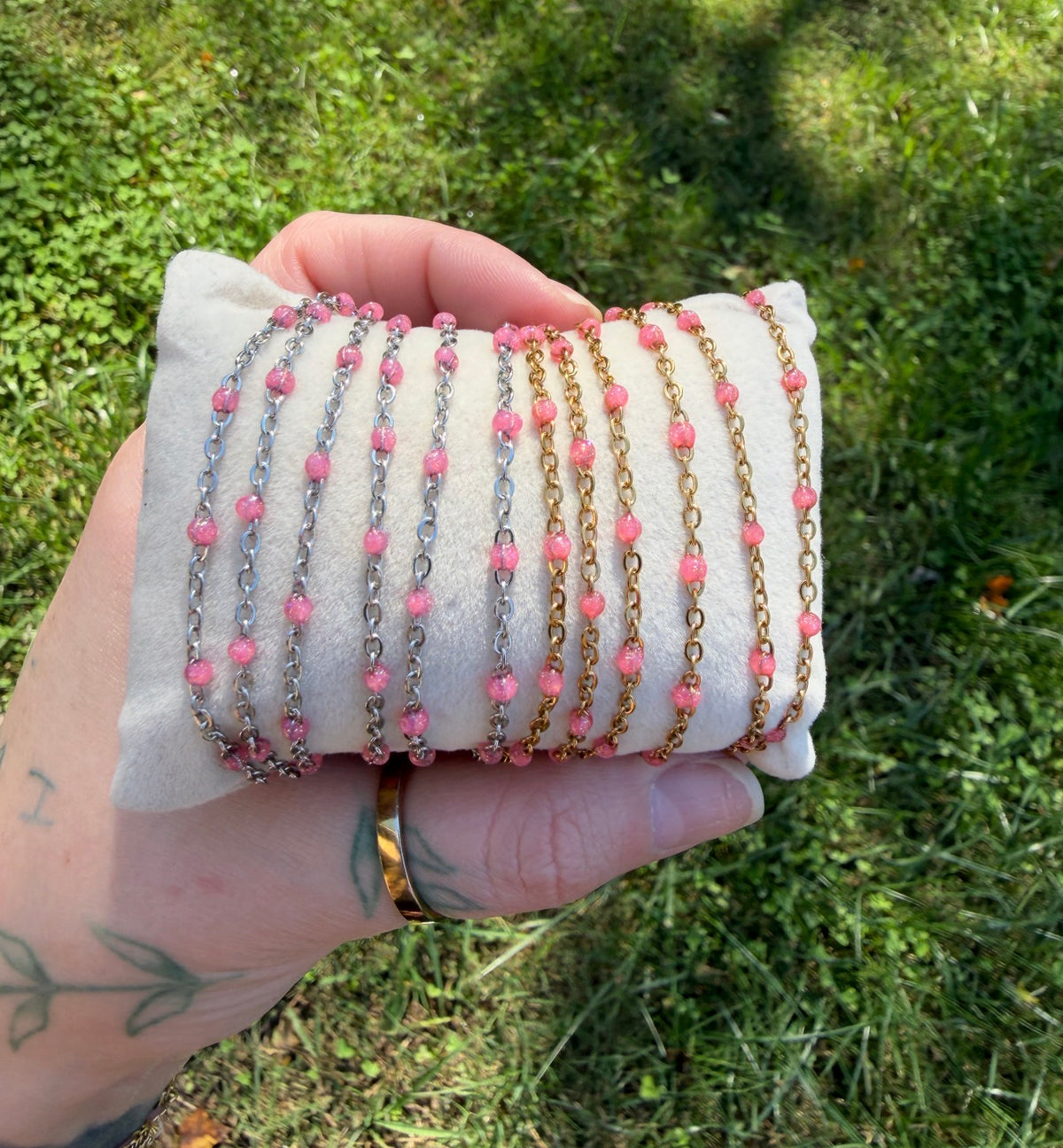 Pink Petal Glow Chain