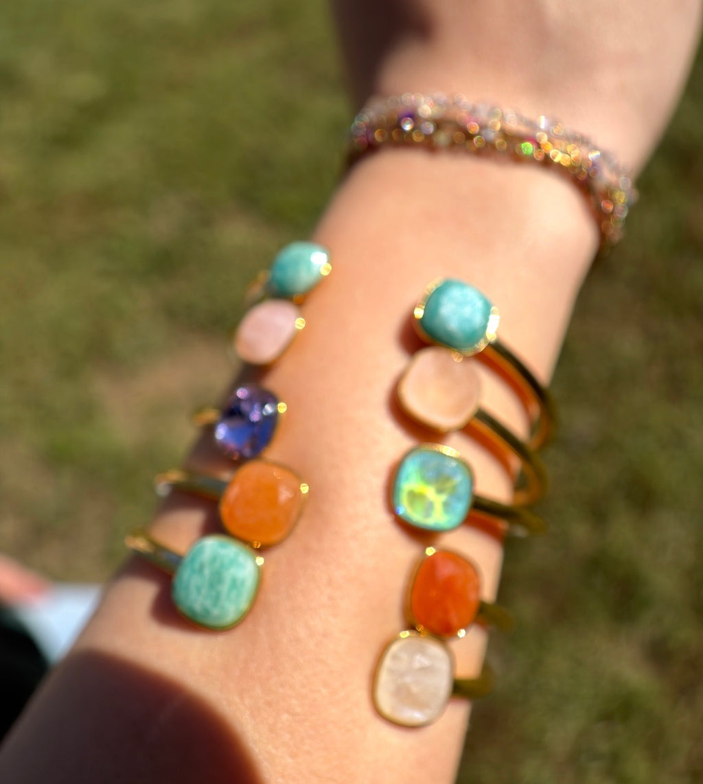 Gemstone Glow Mystery Cuff