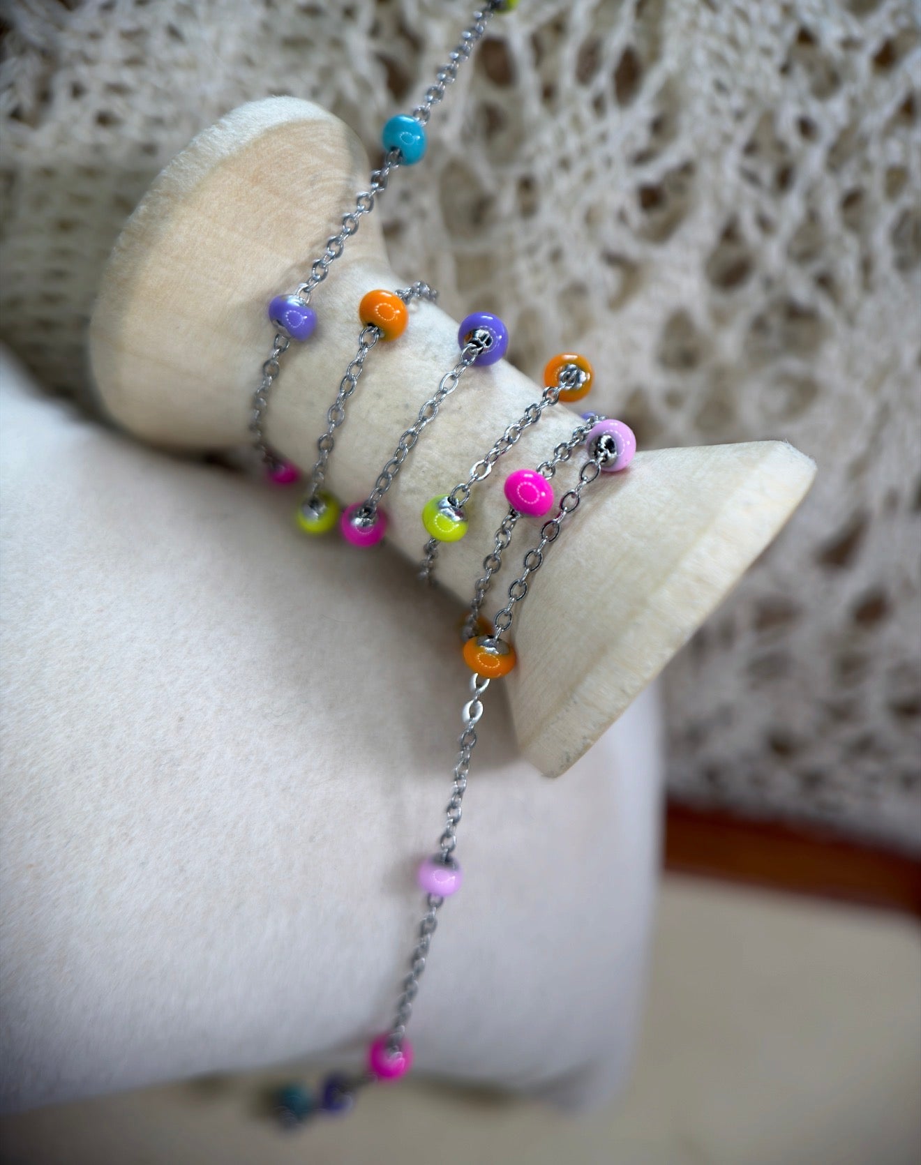 Neon Lights — Neon Enamel Satellite Chain