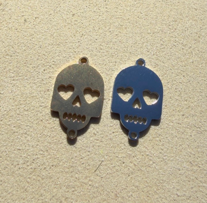 Skelly Sweetheart Skeleton Connector Charm