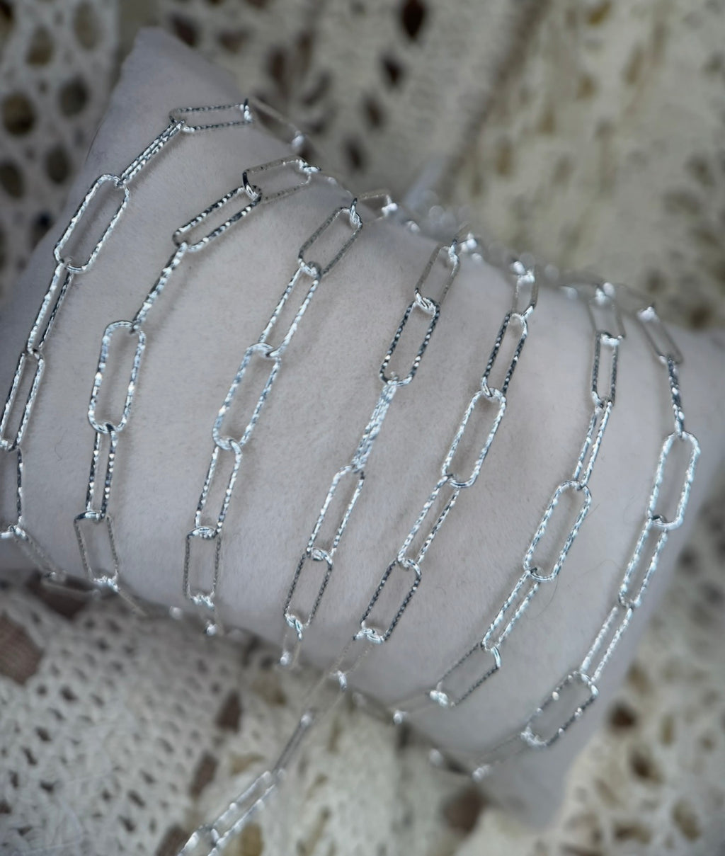The Lori | 925 Sterling Silver Paper Clip Chain