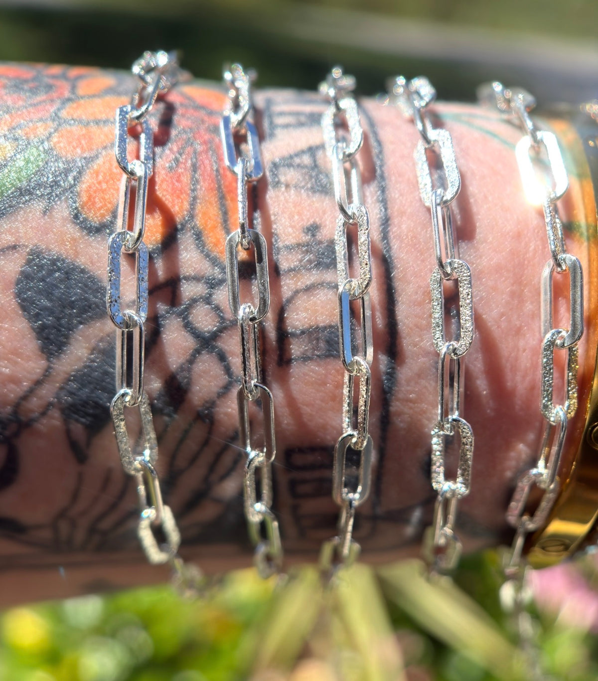 Italian Stallion | 4 mm Italian Sterling Silver Paperclip Chain