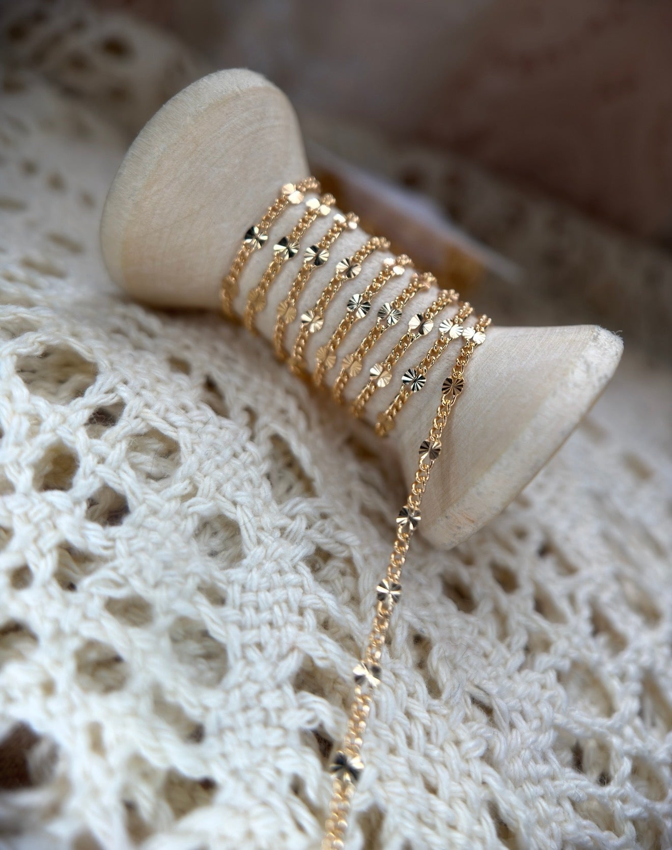 ☀️ Little Sunshine — 14K Gold Filled Sunburst Curb Chain
