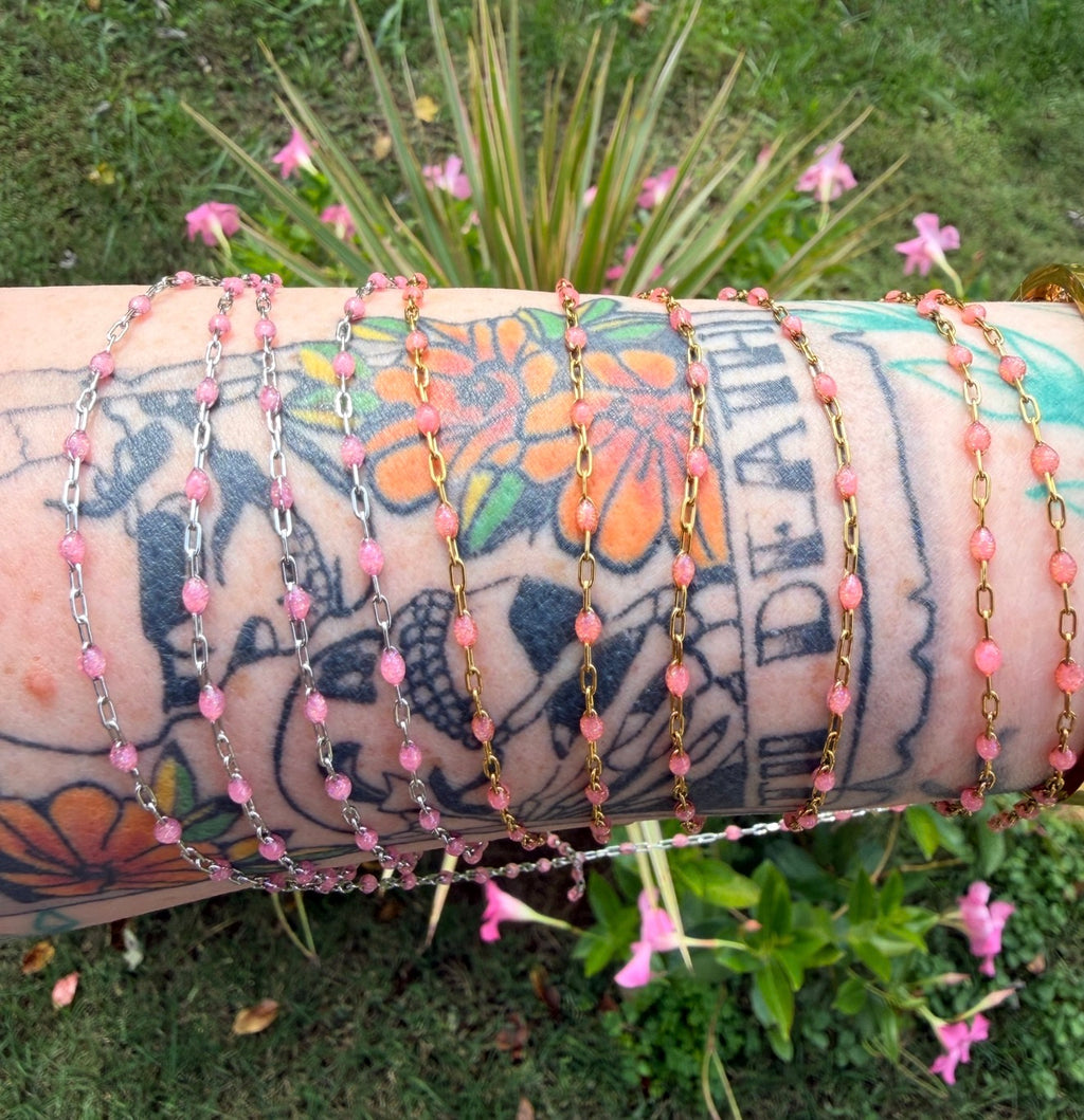 Peachy Dreams Sunburst Chain