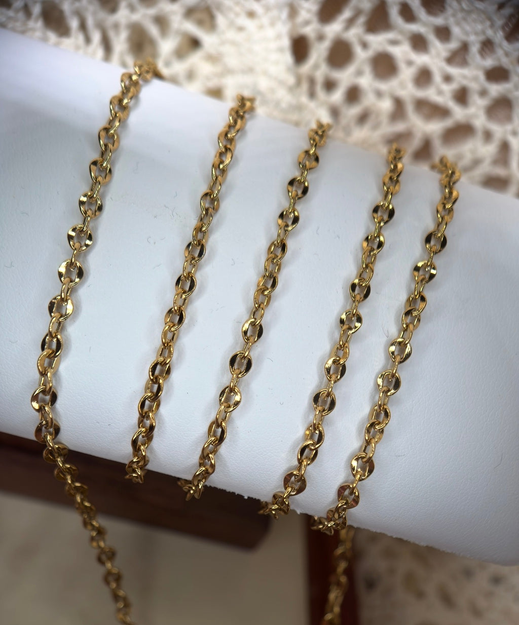 Stride | Open Link Dapped Chain

Available in 14K PVD Gold & 304 Stainless Steel