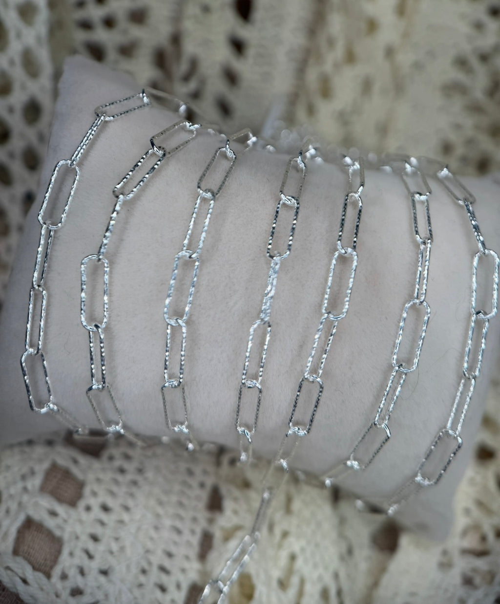 The Lori | 925 Sterling Silver Paper Clip Chain