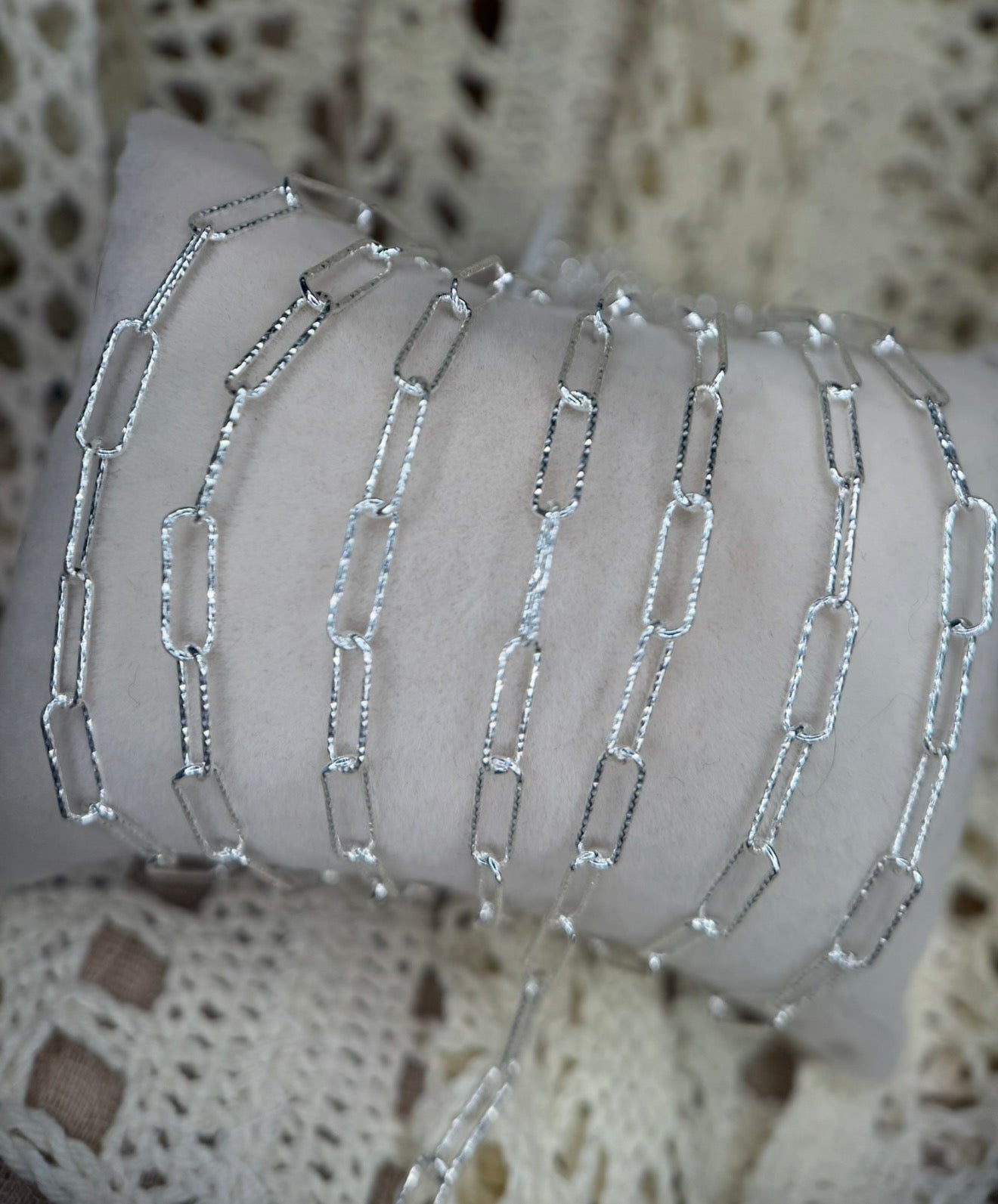 The Lori | 925 Sterling Silver Paper Clip Chain