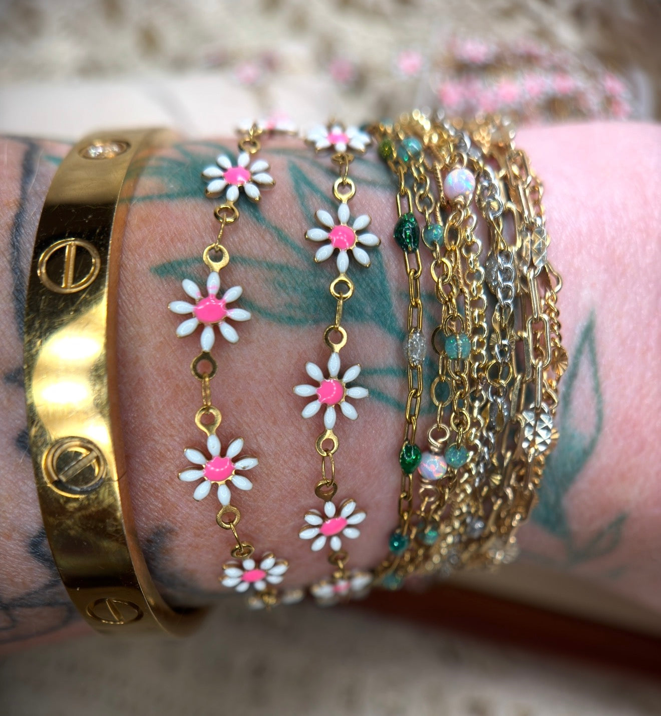 Pink Posy | Limited Edition Daisy Chain