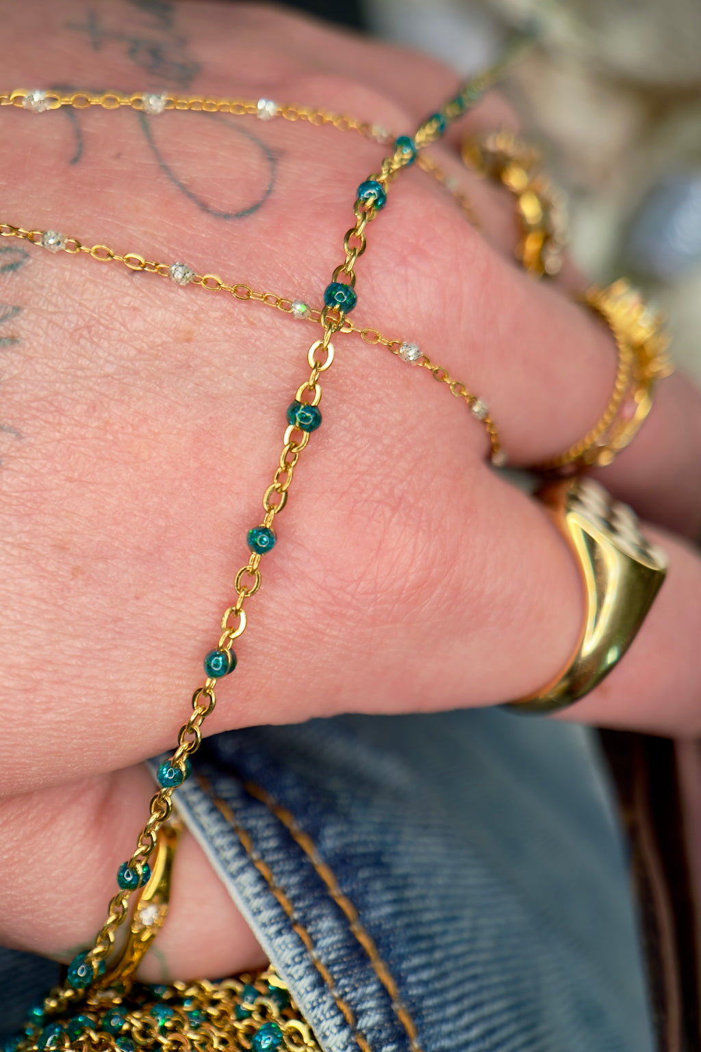 Mermaid Lagoon™ Sparkly Teal Satellite Cable Chain