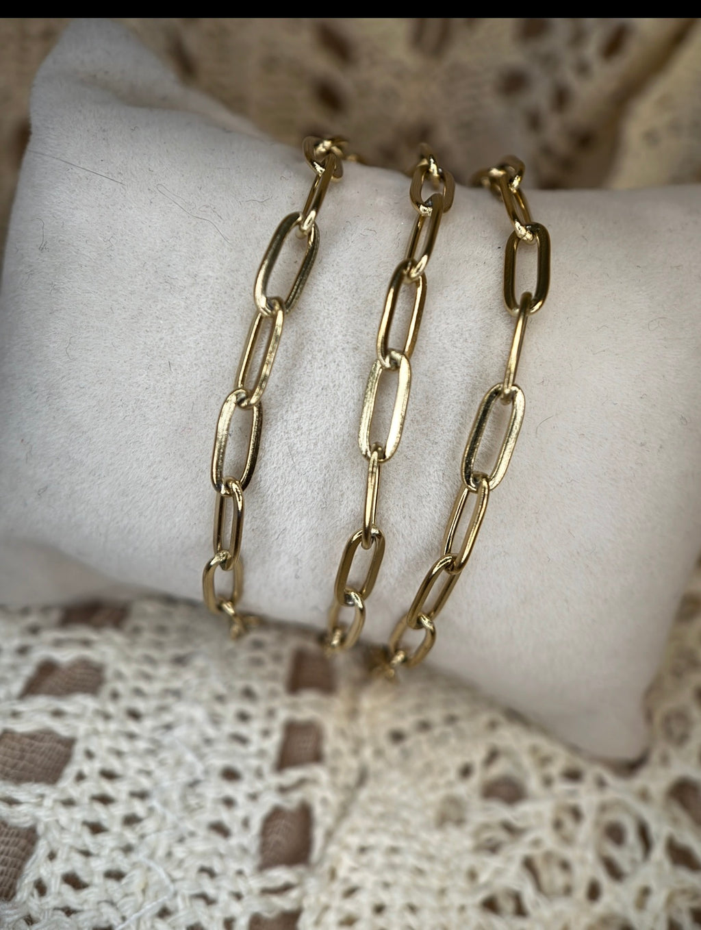 Paper Clip Chain 14K PVD Paper Clip