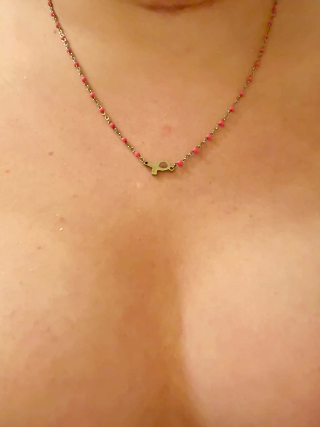 Hope in Every Link – Breast Cancer Awareness Connector Charm
