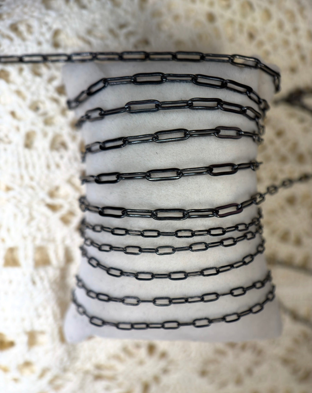 Blackout Paperclip Chain
