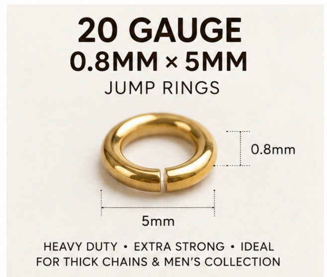 Stainless Jump Rings | Men’s Collection