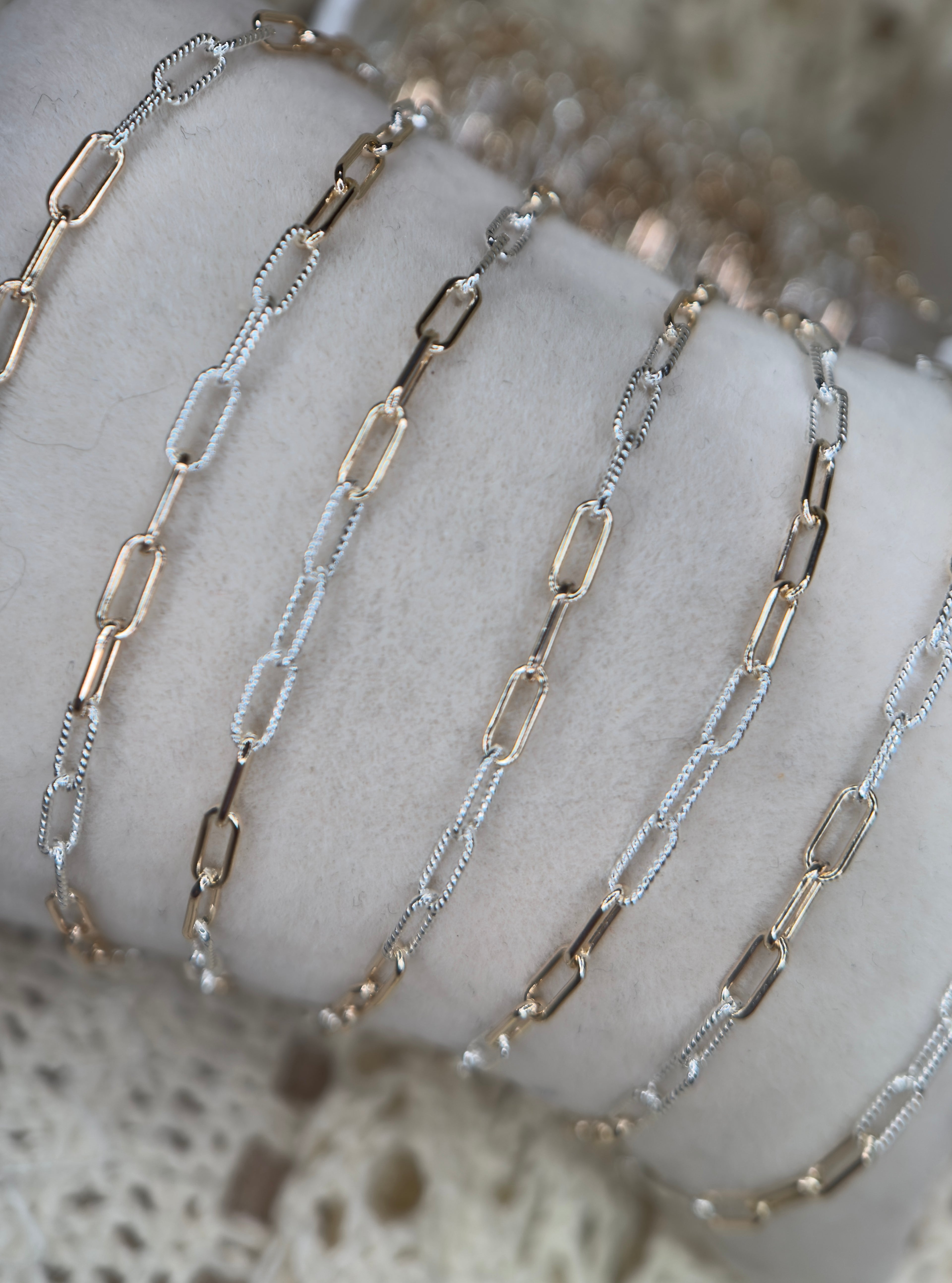*SALE* Lilly Rose Paper Clip Chain | Gold Filled & Sterling Silver Mixed Metal