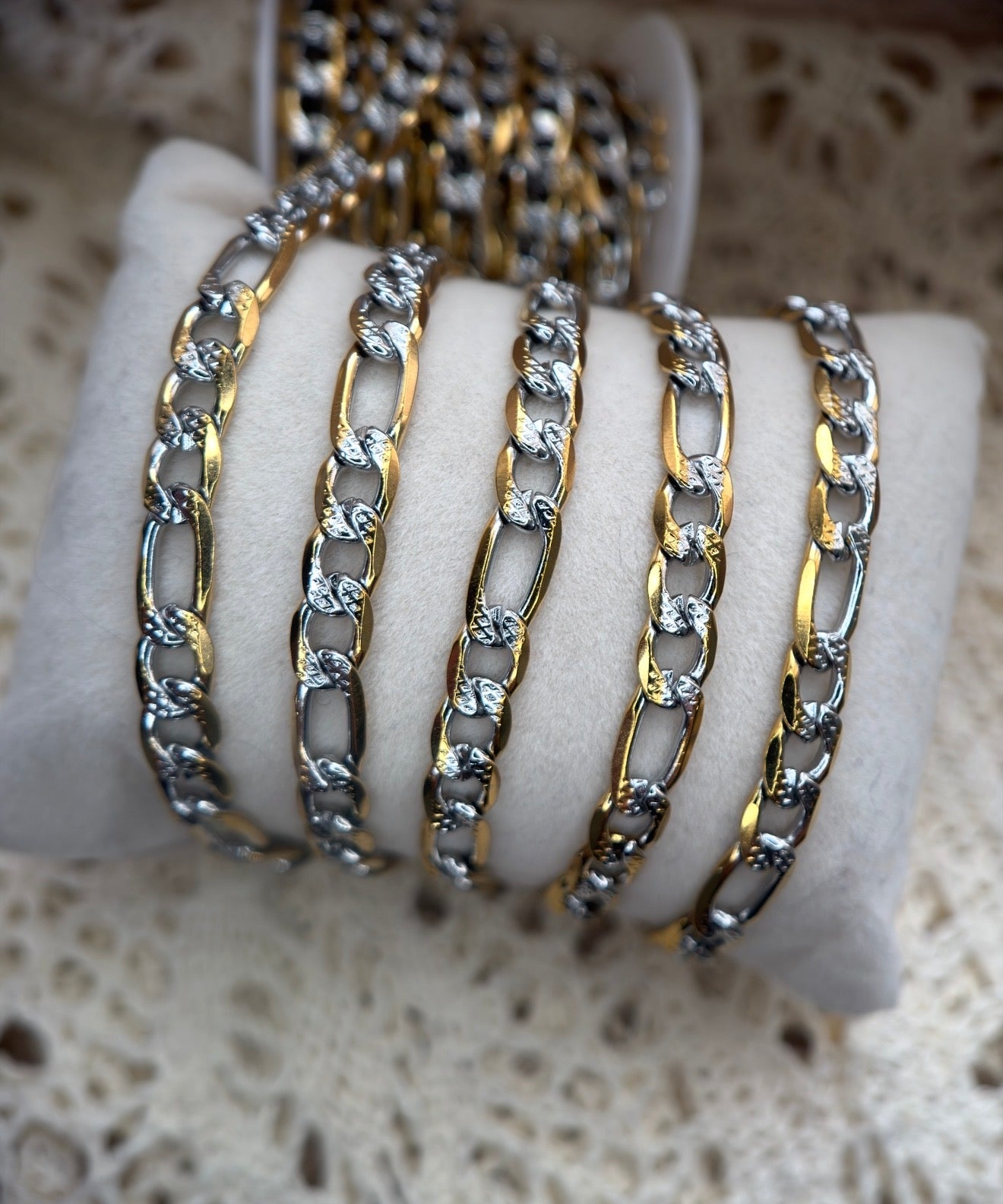 🤠 THE OUTLAW | Diamond-Cut Figaro ⛓️✨