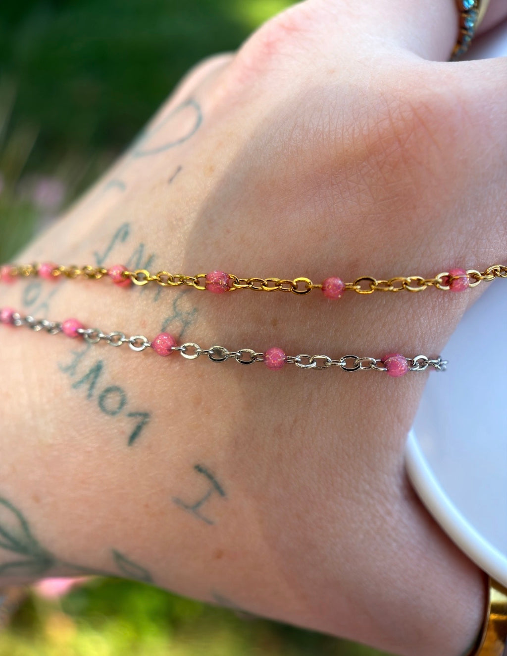 Pink Petal Glow Chain