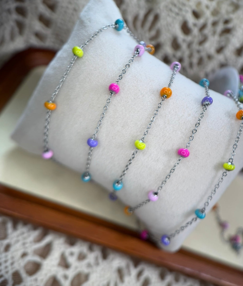 Neon Lights — Neon Enamel Satellite Chain