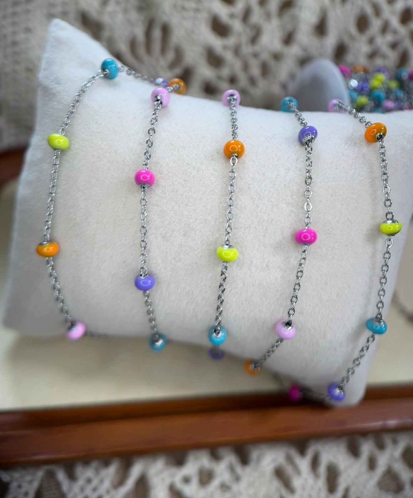 Neon Lights — Neon Enamel Satellite Chain