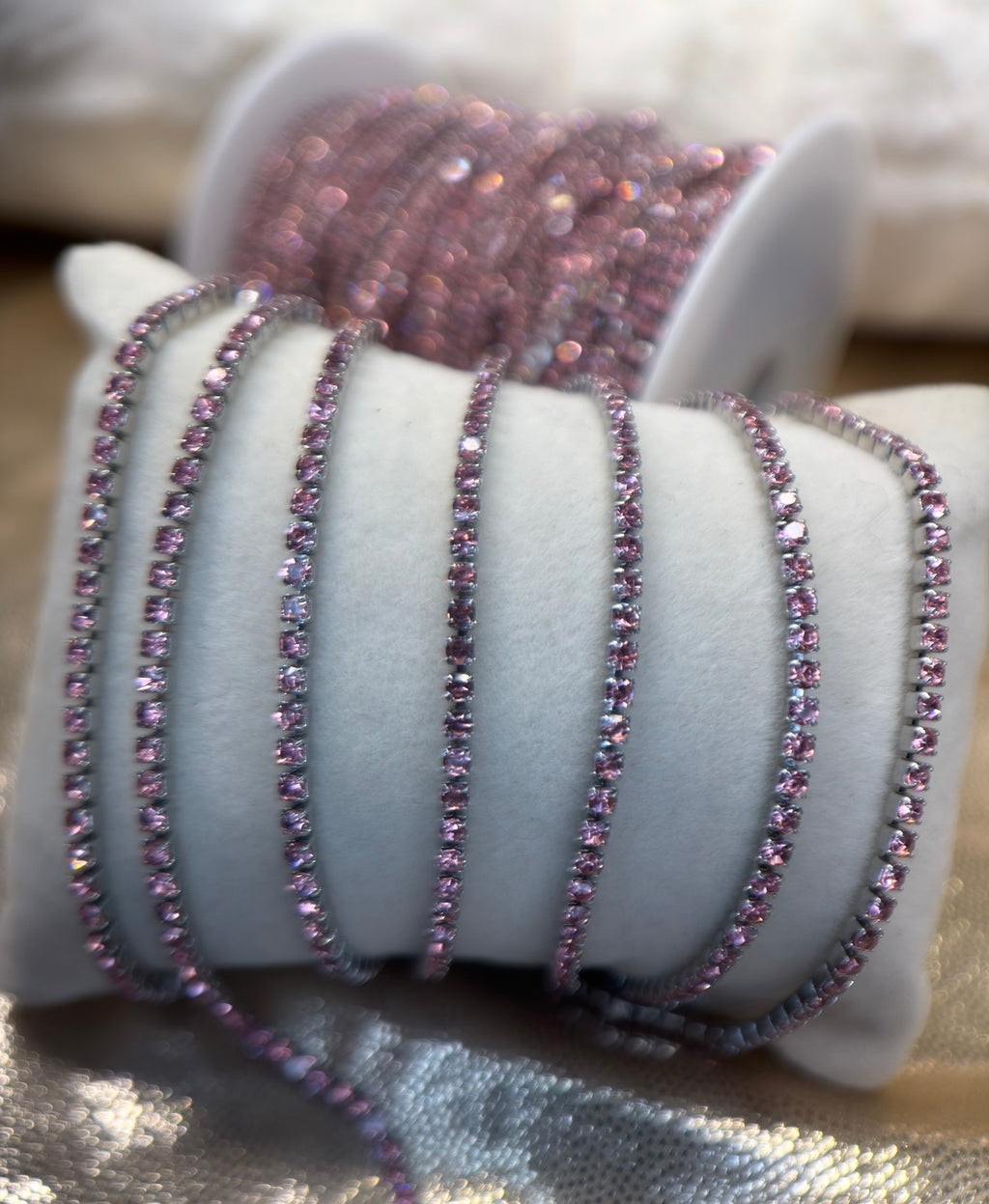 Pretty in Pink // 2mm Tennis Chain