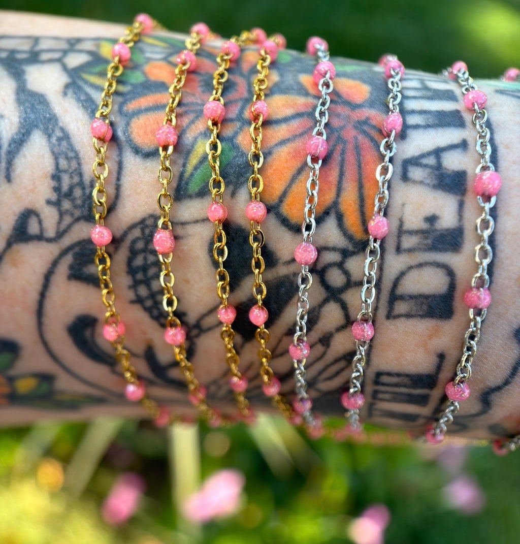 Pink Petal Glow Chain