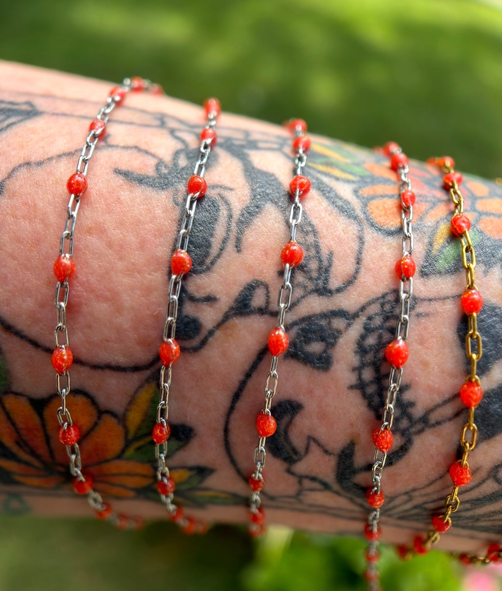 Bonfire Babe Sparkly Sunburst Chain