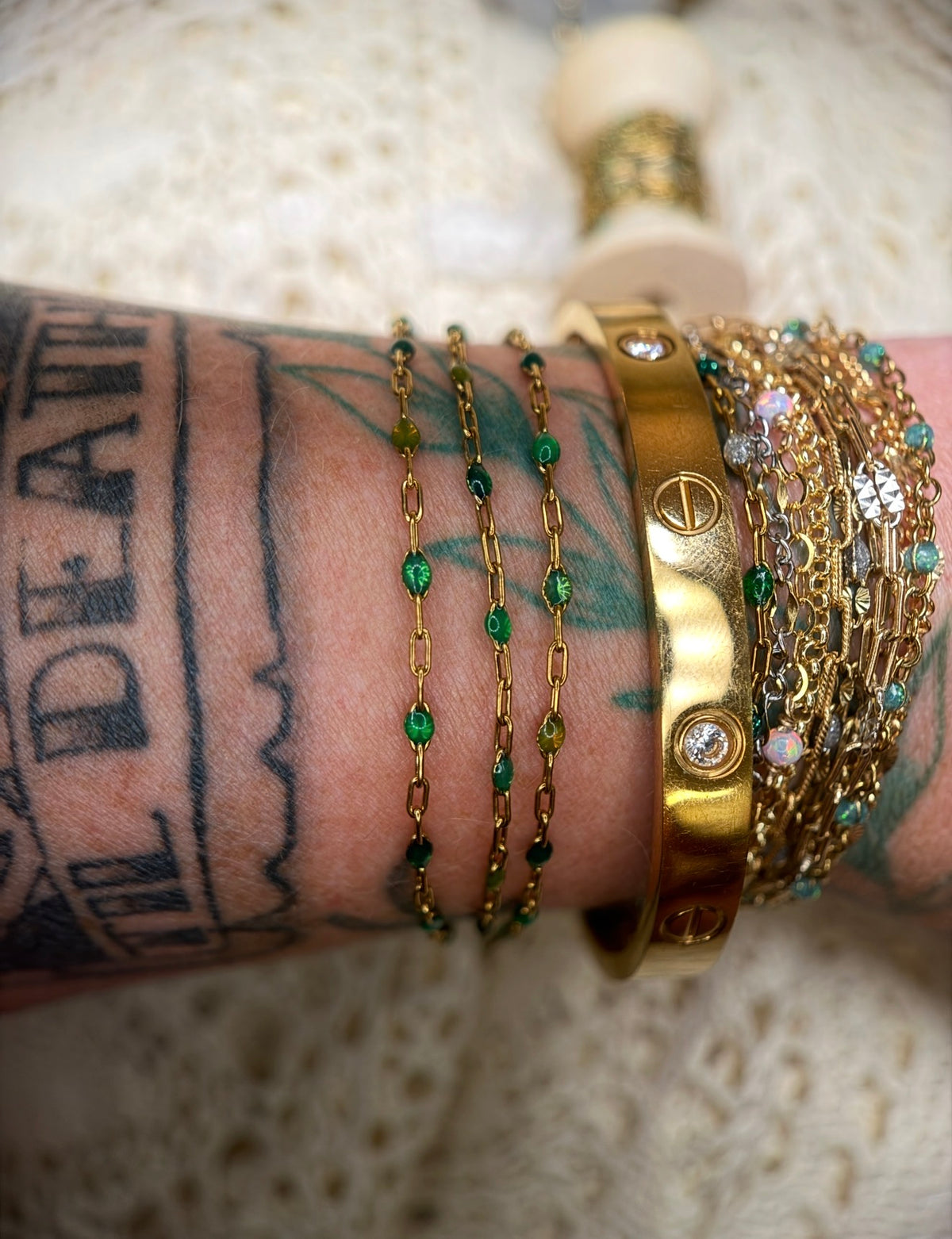 Green AF Sunburst Chain