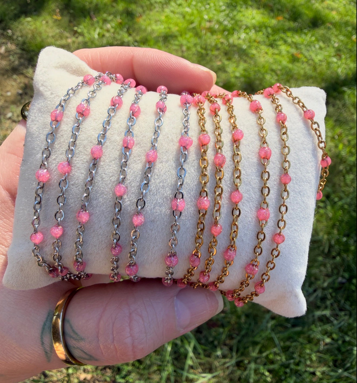 Pink Petal Glow Chain