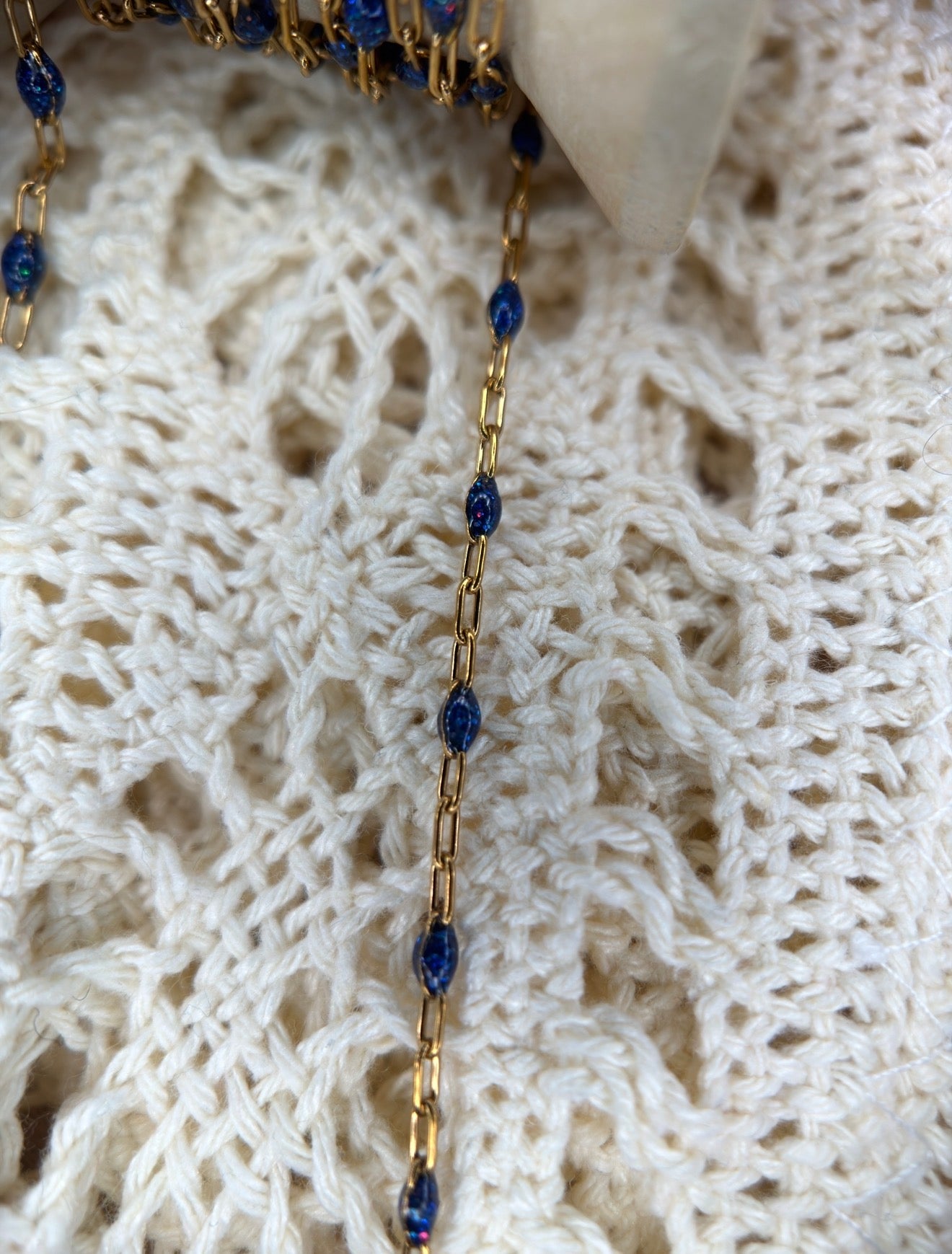 14K PVD/316 Stainless Steel Birthstone - September Sapphire