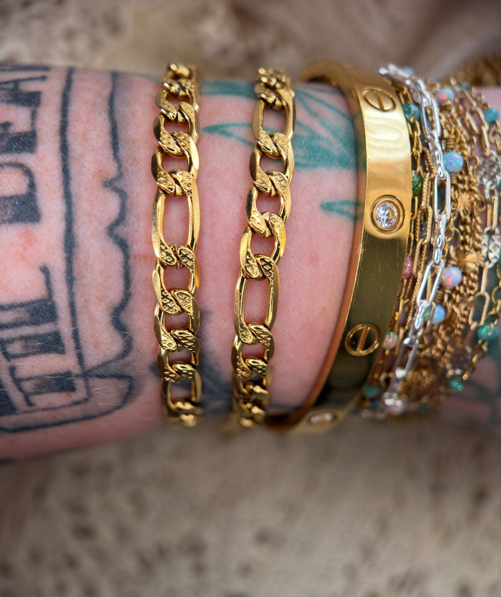 🤠 THE OUTLAW | Diamond-Cut Figaro ⛓️✨