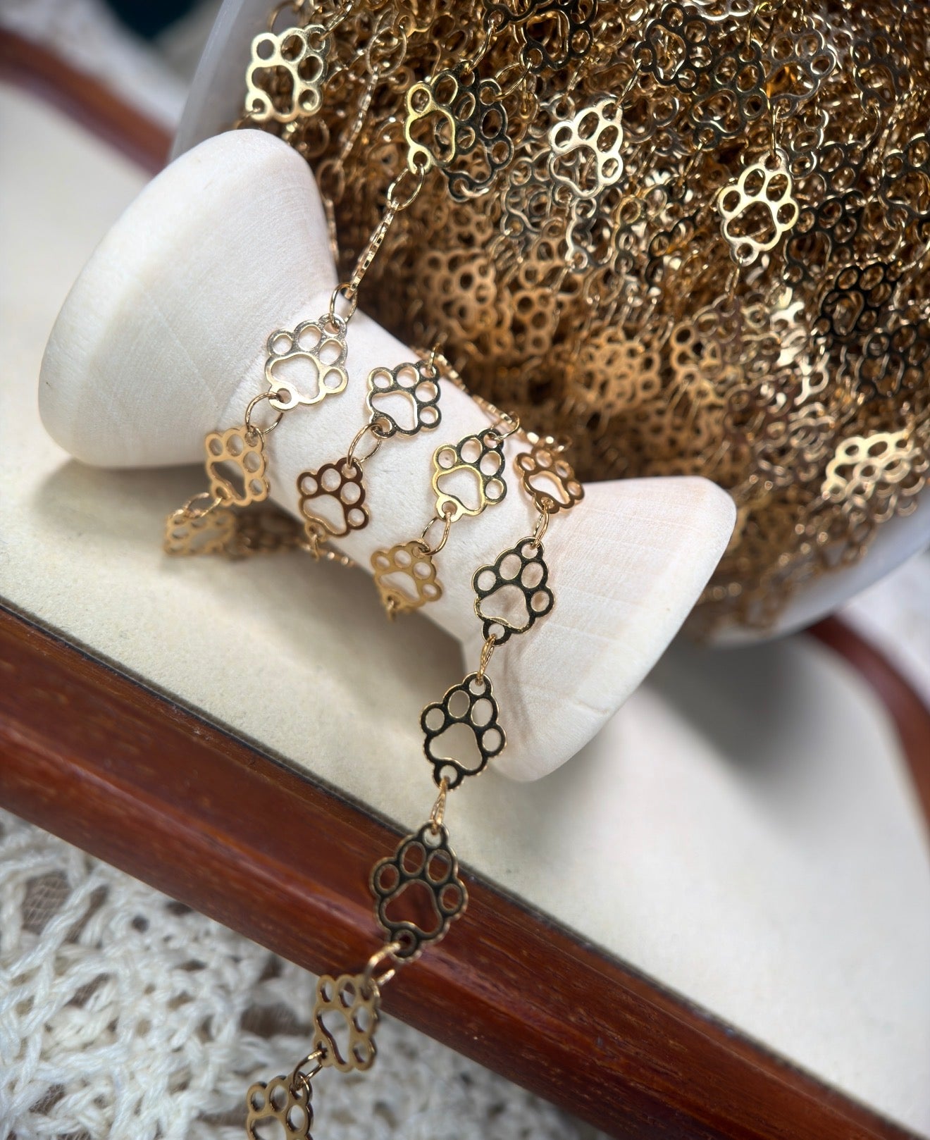 🐾 THE ELVIS — Paw Print Chain 🐾