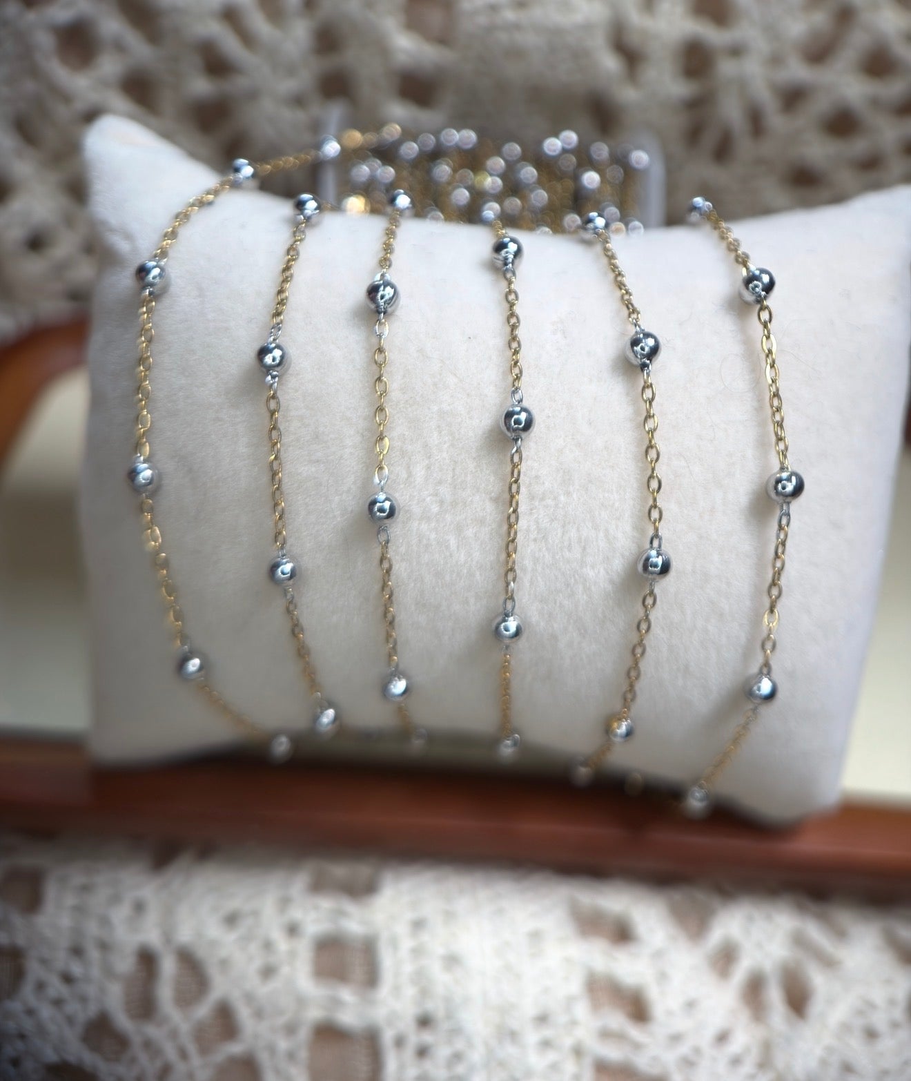 ✨ Classy Bae Two-Tone Satellite Chain