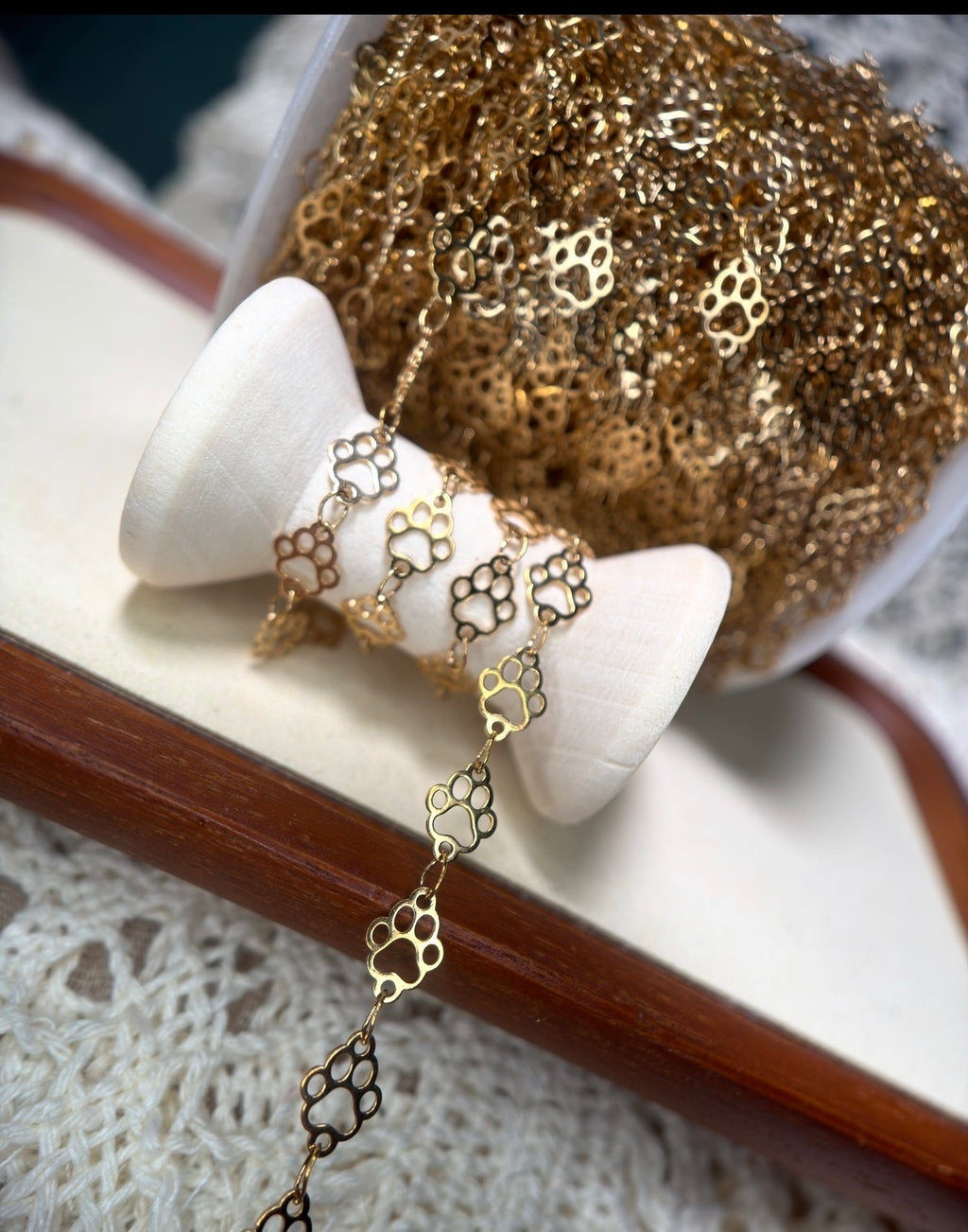 🐾 THE ELVIS — Paw Print Chain 🐾