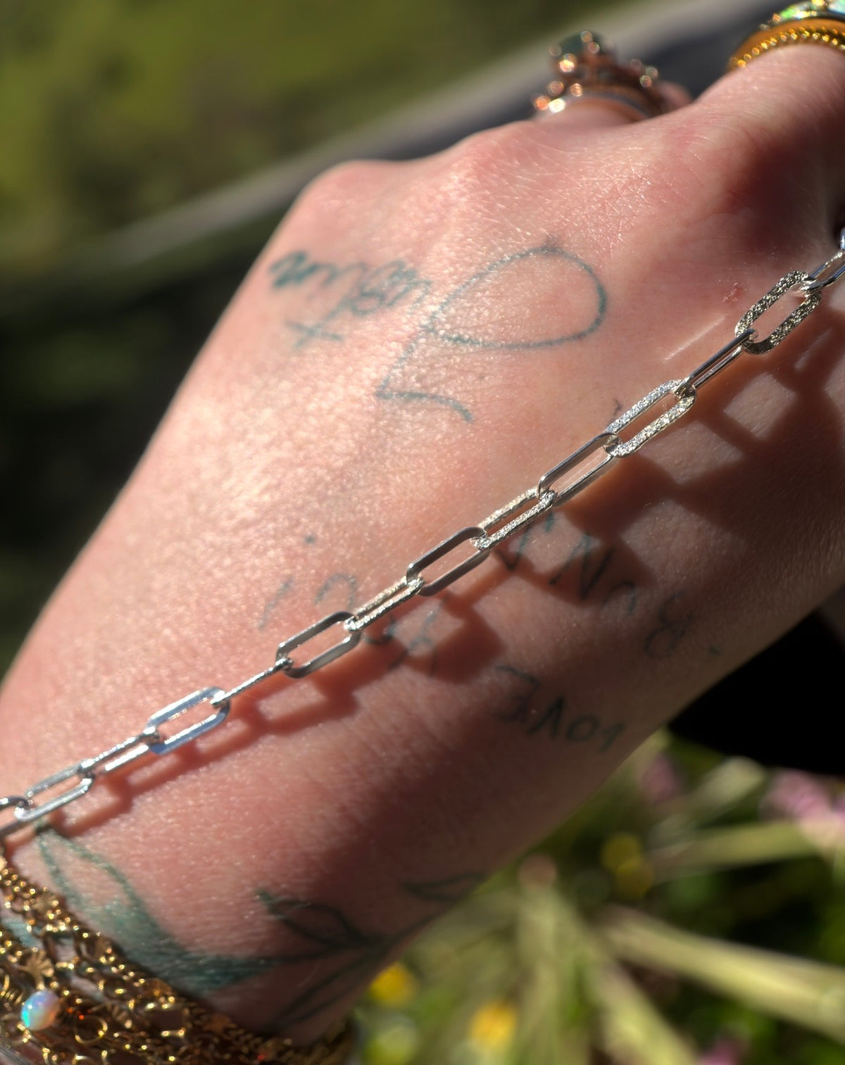 Italian Stallion | 4 mm Italian Sterling Silver Paperclip Chain