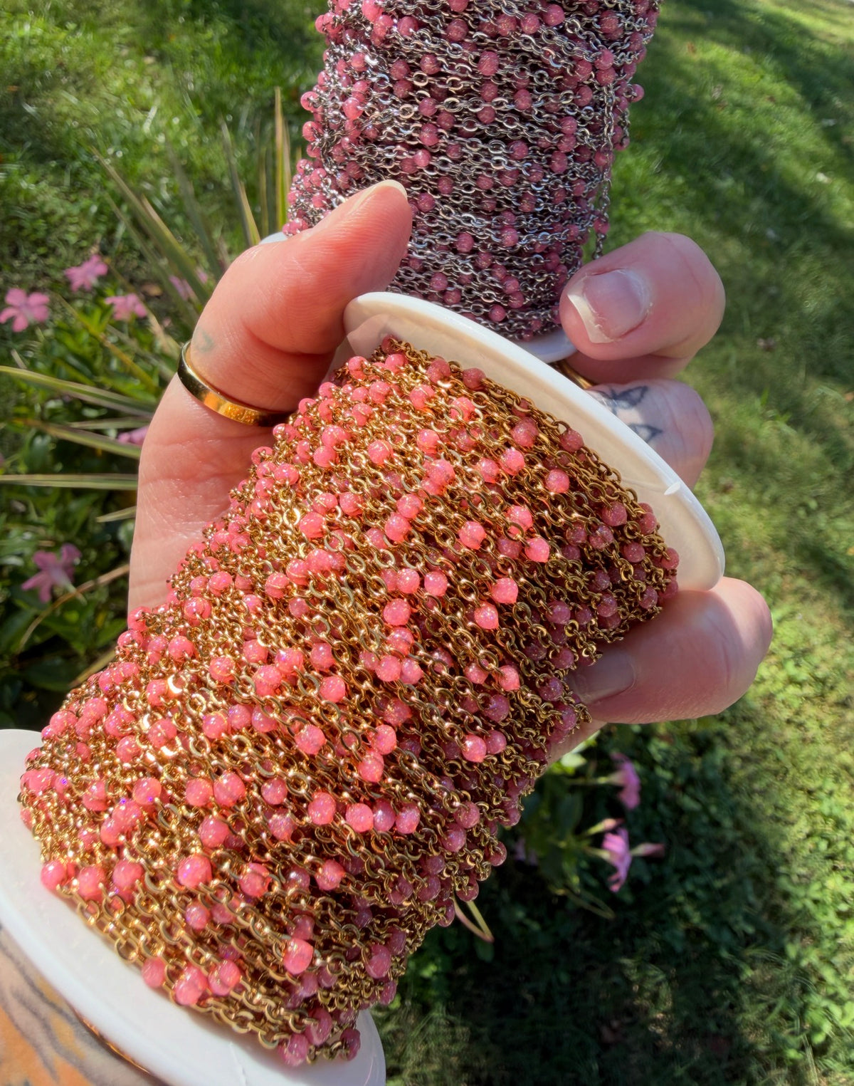 Pink Petal Glow Chain