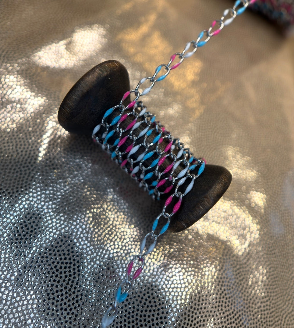Bomb Pop | Enamel Oval Link Chain
