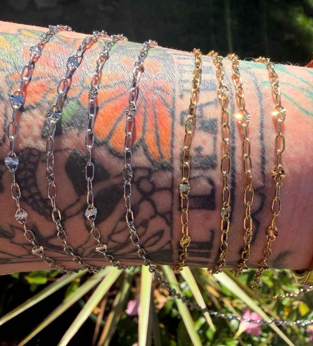 Sunburst Luxe Paperclip 1:3 — A Bigger Link | The Same Lilly Rose Glow