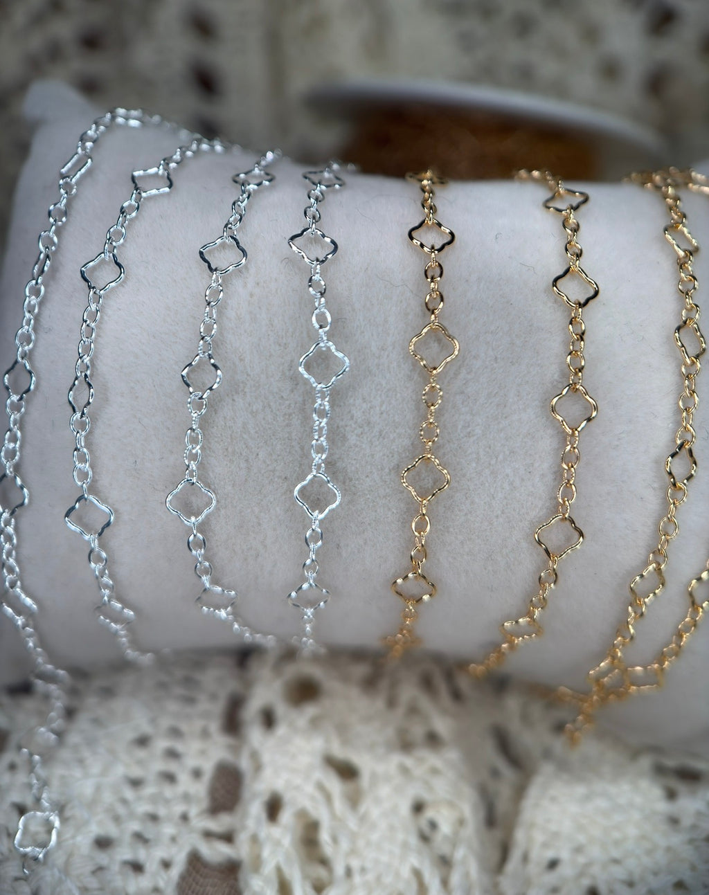 Clover Chain 5:1| Gold Filled & 925 Sterling Silver