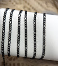 Midnight Outlaw | Ion Black Figaro Chain