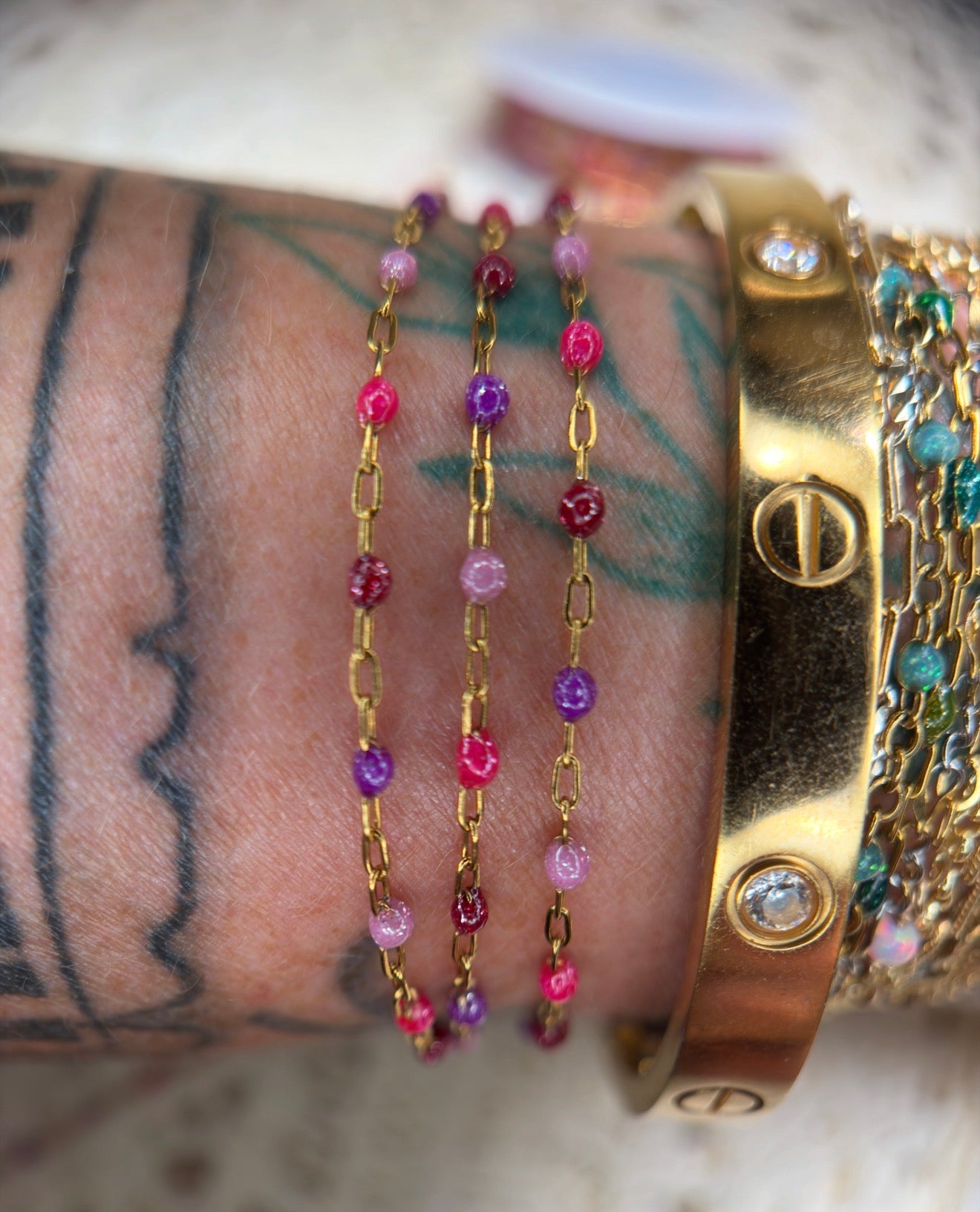 Cherry Cola Collection – 14K PVD Gold