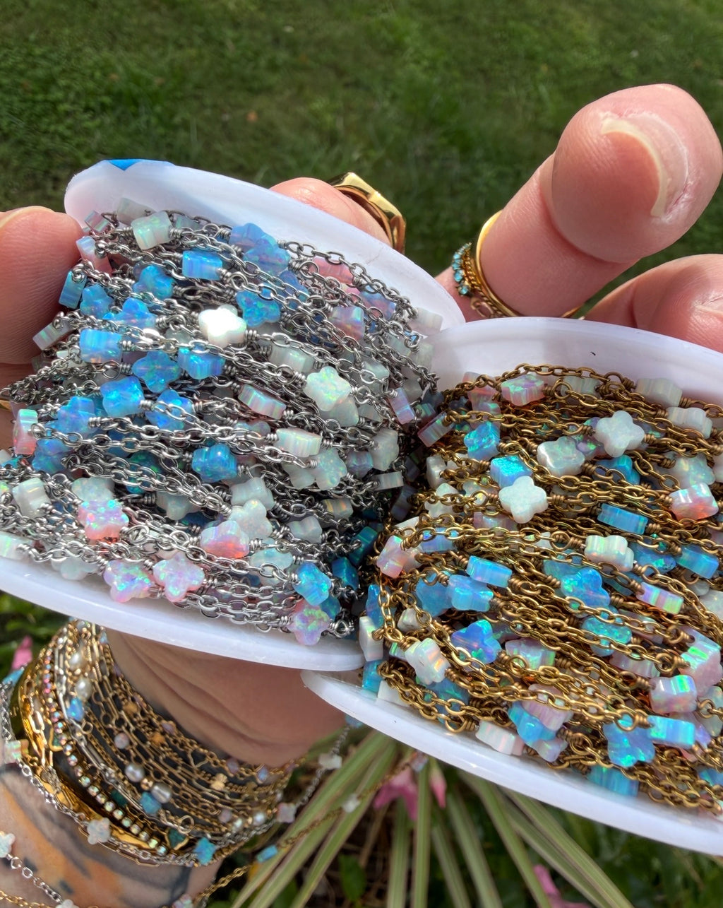 Luxe tri colored opal| extremely limited quantity ￼