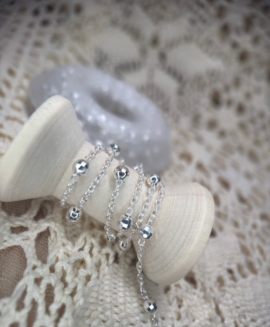 ✨ Disco Forever | 925 Sterling Silver | Satellite Bead Chain ✨