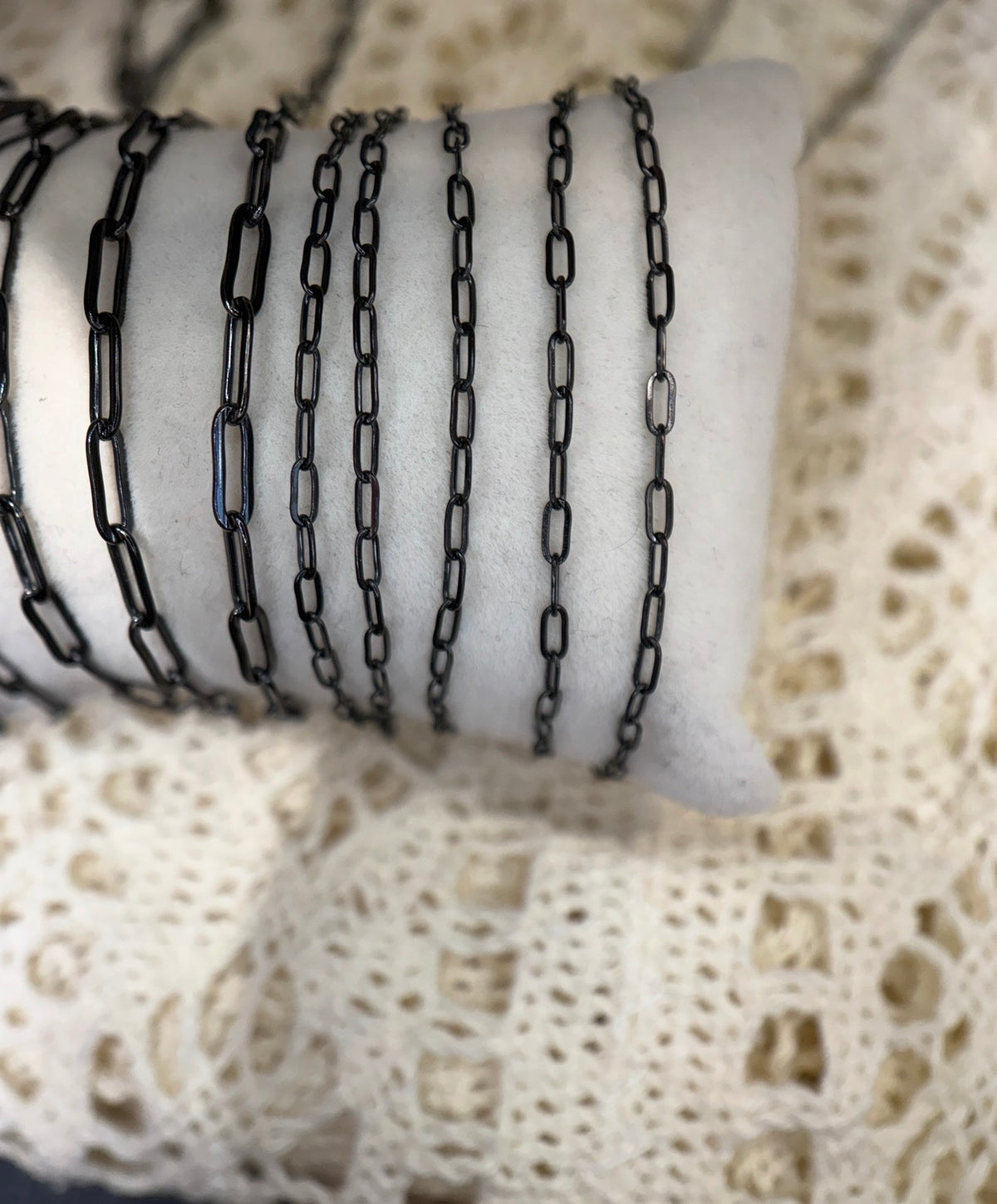 Blackout Paperclip Chain