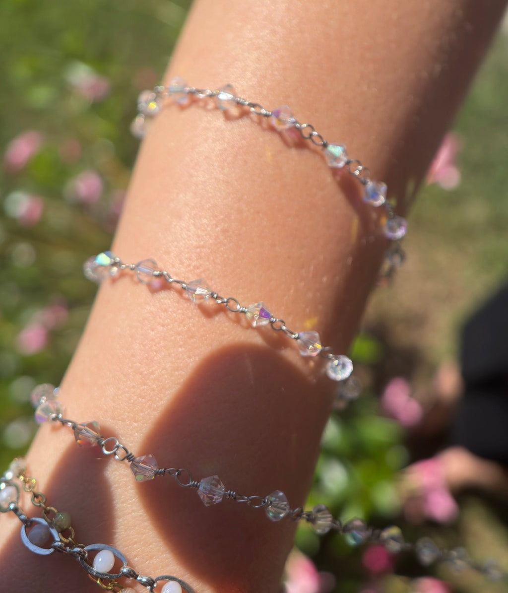Oaklynn ✨ | Swarovski Wire Wrapped Crystal Chain