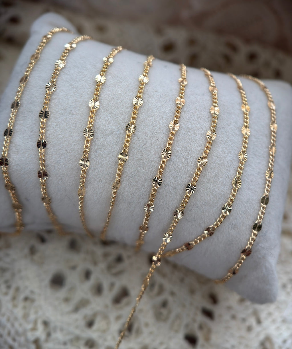 ☀️ Little Sunshine — 14K Gold Filled Sunburst Curb Chain