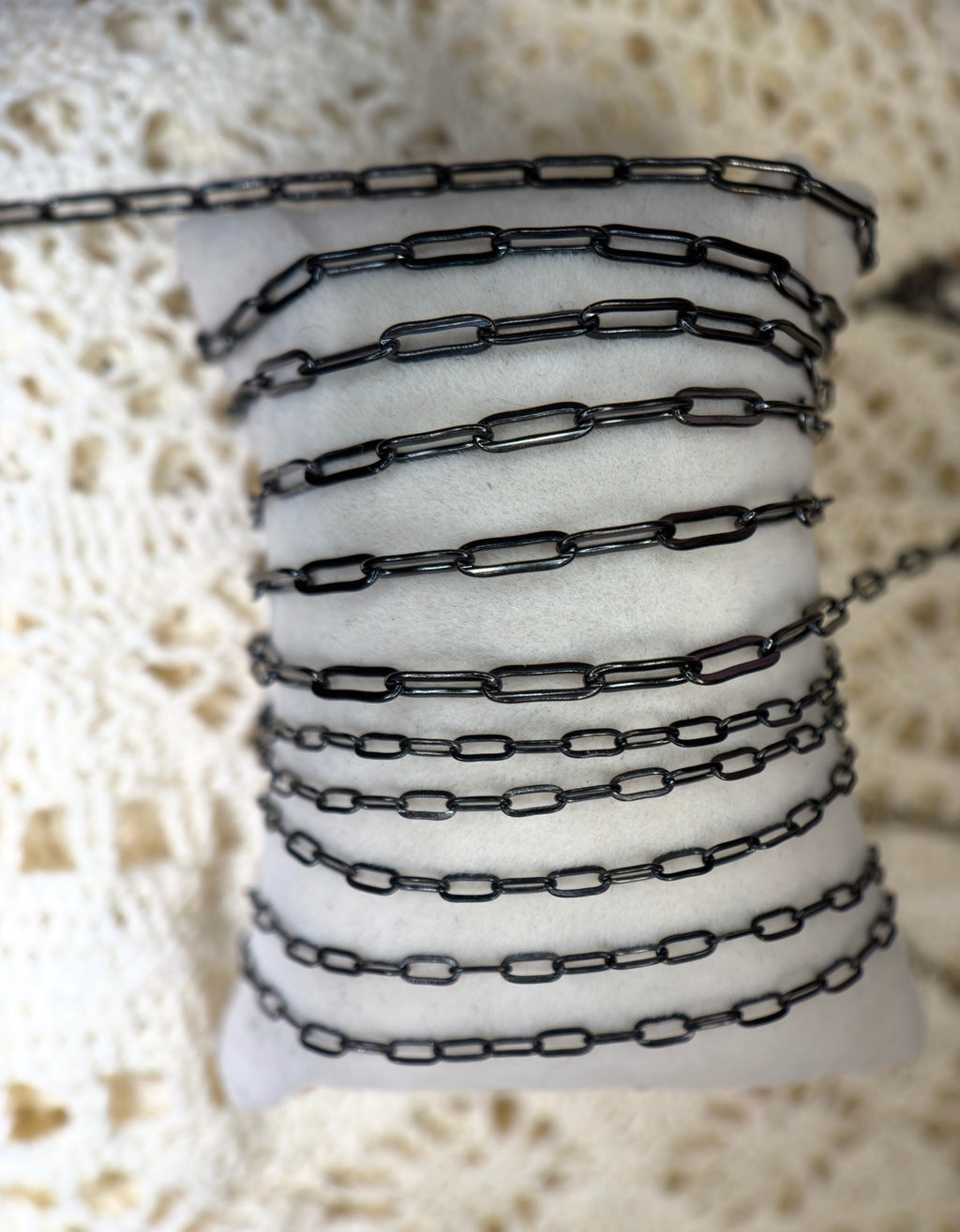 Blackout Paperclip Chain