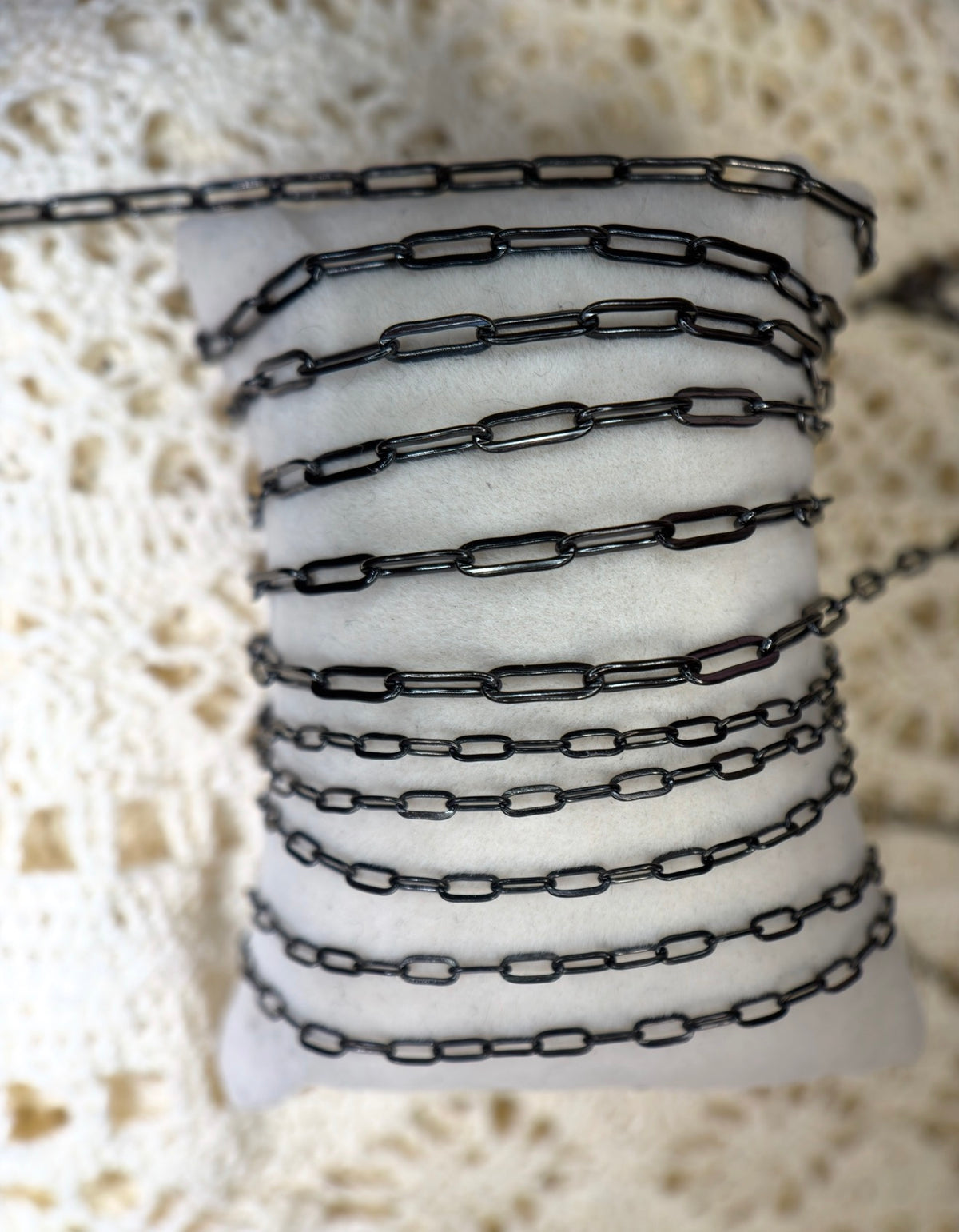 Blackout Paperclip Chain