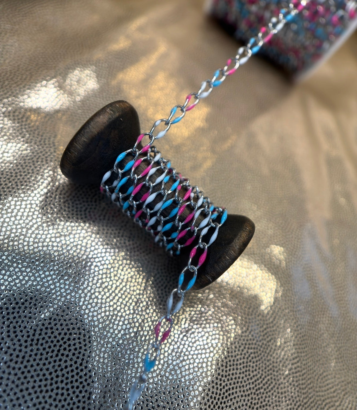 Bomb Pop | Enamel Oval Link Chain