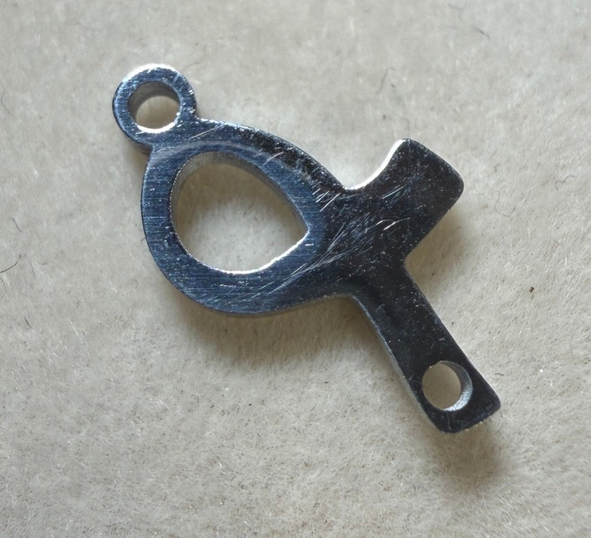 Hope in Every Link – Breast Cancer Awareness Connector Charm